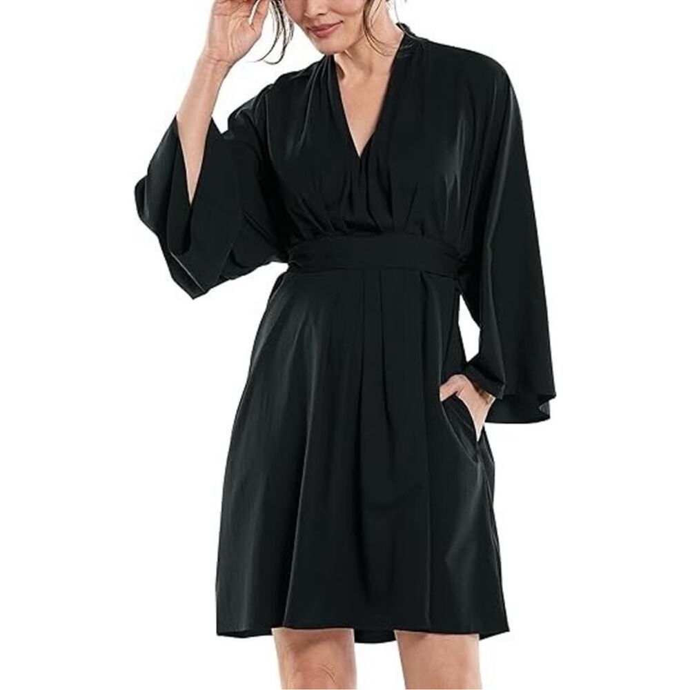 Coolibar Black Sun Protection Kimono Tunic